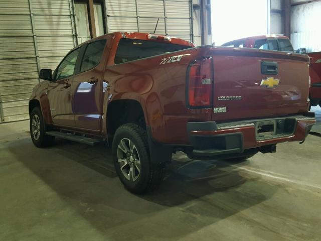 1GCGTCE32F1205607 - 2015 CHEVROLET COLORADO Z RED photo 3