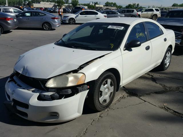 1B3EL36X53N517600 - 2003 DODGE STRATUS SE WHITE photo 2