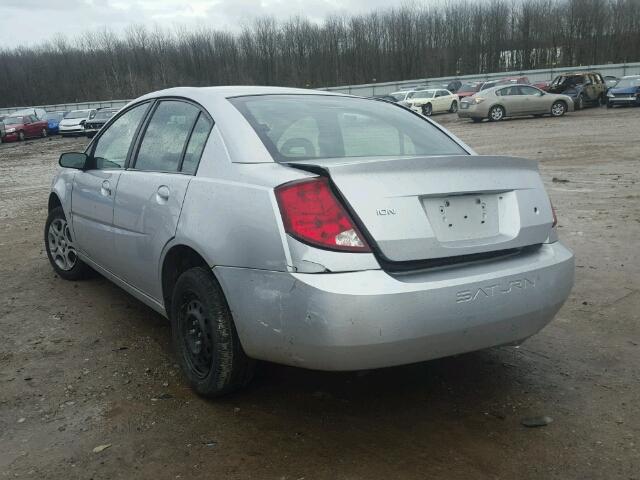 1G8AJ52F35Z181107 - 2005 SATURN ION LEVEL SILVER photo 3