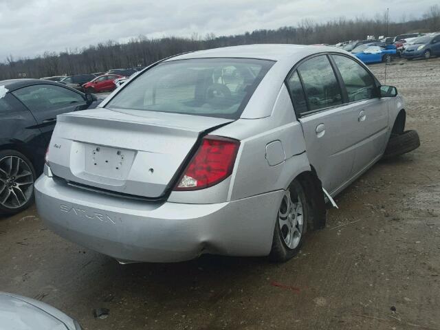 1G8AJ52F35Z181107 - 2005 SATURN ION LEVEL SILVER photo 4