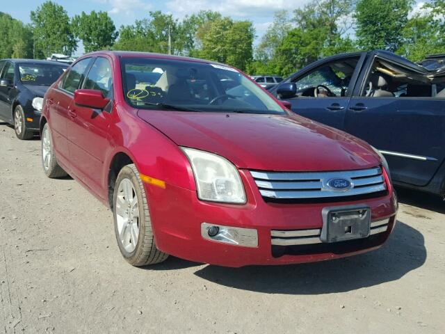 3FAHP08118R254121 - 2008 FORD FUSION SEL RED photo 1