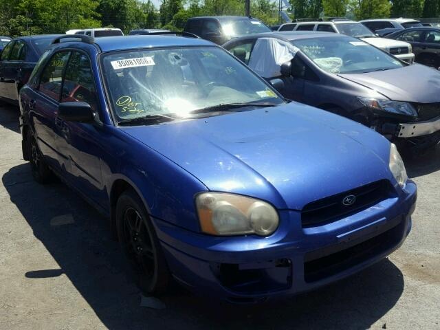 JF1GG65534H802539 - 2004 SUBARU IMPREZA TS BLUE photo 1