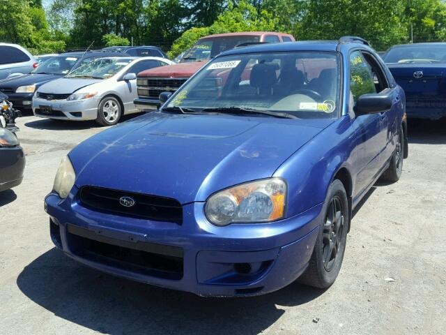 JF1GG65534H802539 - 2004 SUBARU IMPREZA TS BLUE photo 2