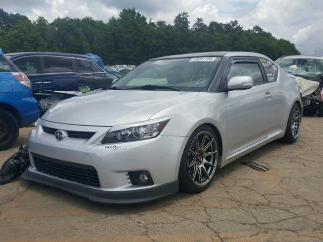 JTKJF5C77D3064400 - 2013 TOYOTA SCION TC 银色 照片 2