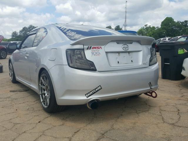 JTKJF5C77D3064400 - 2013 TOYOTA SCION TC 银色 照片 3