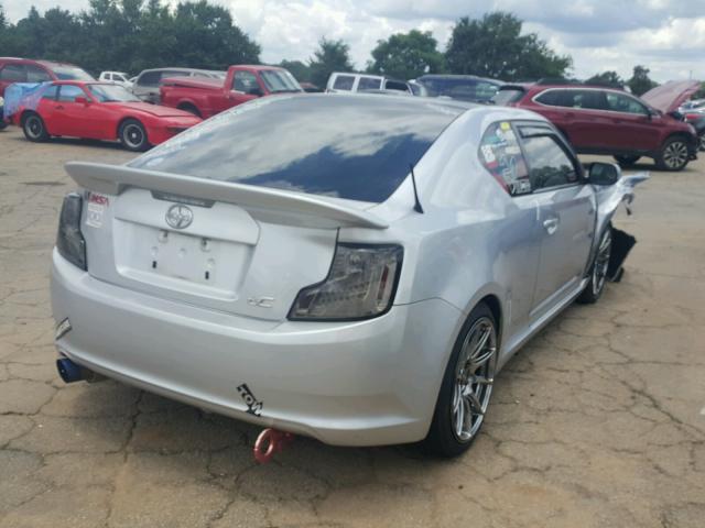 JTKJF5C77D3064400 - 2013 TOYOTA SCION TC 银色 照片 4