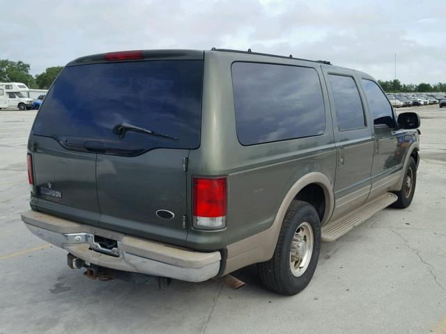 1FMNU42S8YEA53684 - 2000 FORD EXCURSION GREEN photo 4