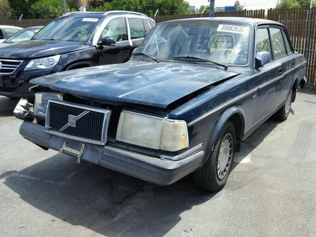 YV1AS8817N1466837 - 1992 VOLVO 240 BASE GREEN photo 2