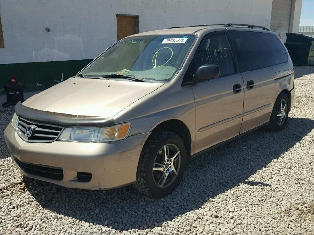 5FNRL18573B012334 - 2003 HONDA ODYSSEY LX GOLD photo 2