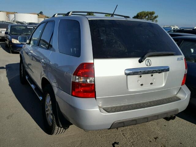 2HNYD18893H547589 - 2003 ACURA MDX TOURIN SILVER photo 3