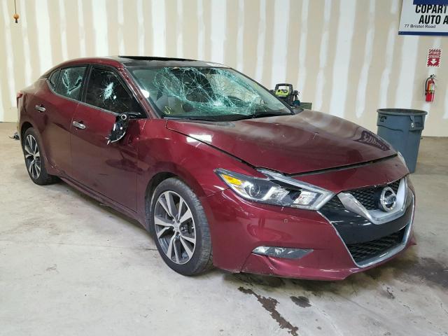 1N4AA6AP1GC413852 - 2016 NISSAN MAXIMA 3.5 MAROON photo 1