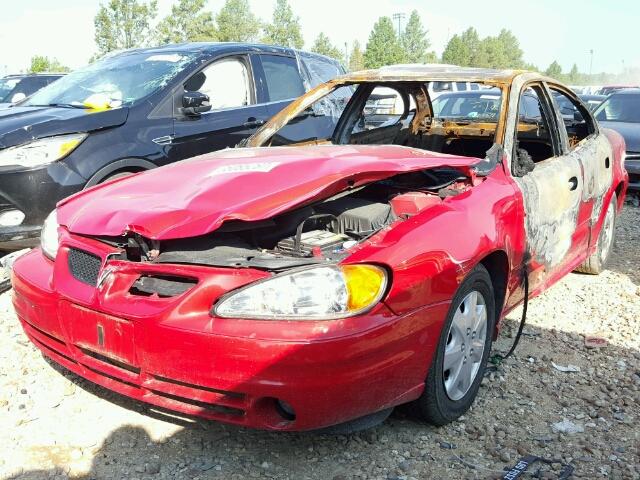 1G2NF52F94M694449 - 2004 PONTIAC GRAND AM S RED photo 2