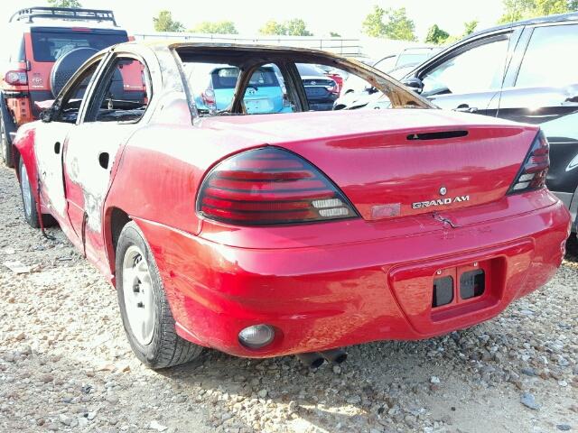 1G2NF52F94M694449 - 2004 PONTIAC GRAND AM S RED photo 3