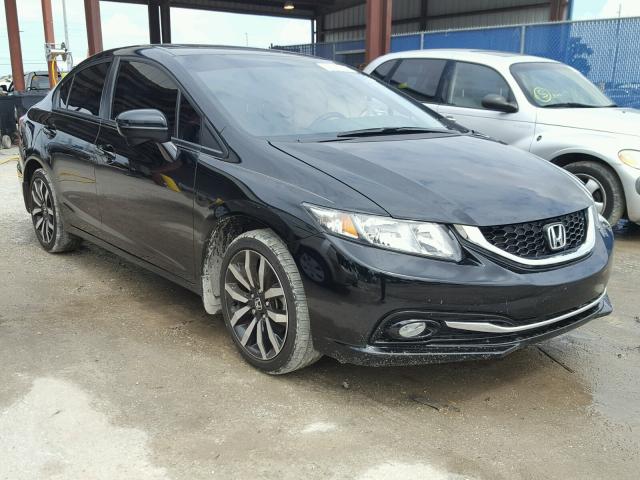 19XFB2F96EE071577 - 2014 HONDA CIVIC EXL BLACK photo 1