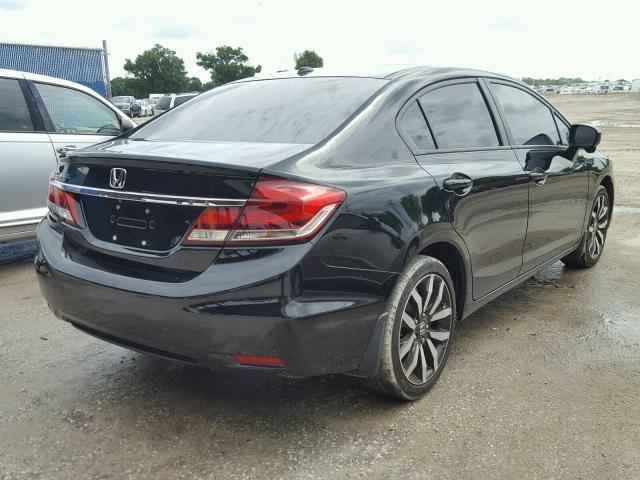 19XFB2F96EE071577 - 2014 HONDA CIVIC EXL BLACK photo 4