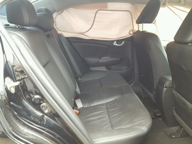 19XFB2F96EE071577 - 2014 HONDA CIVIC EXL BLACK photo 6