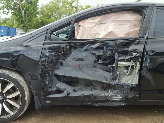 19XFB2F96EE071577 - 2014 HONDA CIVIC EXL BLACK photo 9