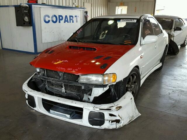 JF1GC6754YH503995 - 2000 SUBARU IMPREZA RS WHITE photo 2