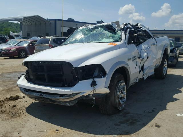 1C6RR6JT7ES122799 - 2014 RAM 1500 LARAM WHITE photo 2