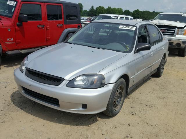 2HGEJ6611XH563295 - 1999 HONDA CIVIC BASE Gümüş foto 2