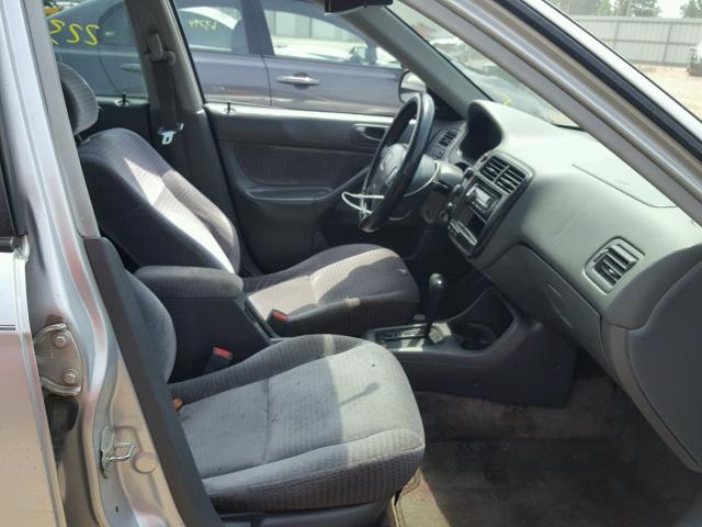 2HGEJ6611XH563295 - 1999 HONDA CIVIC BASE Gümüş foto 5