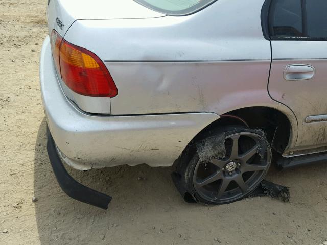 2HGEJ6611XH563295 - 1999 HONDA CIVIC BASE Gümüş foto 9