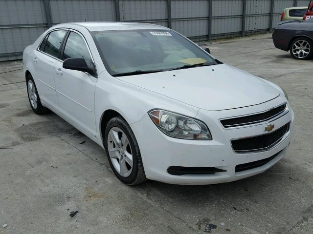 1G1ZB5EB4AF125373 - 2010 CHEVROLET MALIBU LS თეთრი ფოტო 1