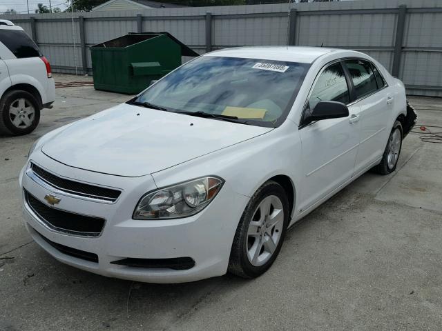 1G1ZB5EB4AF125373 - 2010 CHEVROLET MALIBU LS თეთრი ფოტო 2