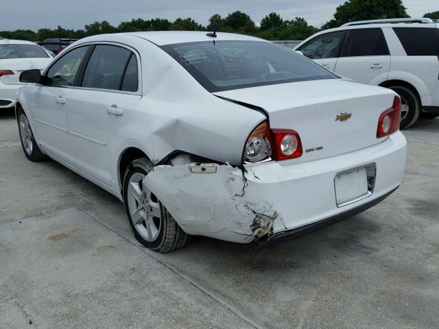 1G1ZB5EB4AF125373 - 2010 CHEVROLET MALIBU LS თეთრი ფოტო 3