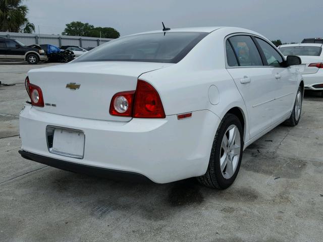 1G1ZB5EB4AF125373 - 2010 CHEVROLET MALIBU LS თეთრი ფოტო 4
