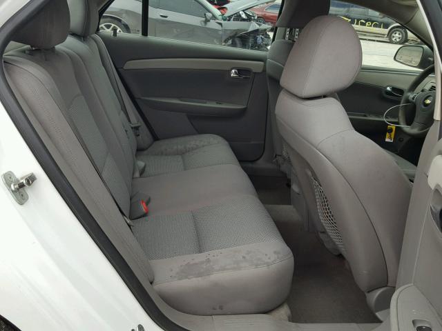 1G1ZB5EB4AF125373 - 2010 CHEVROLET MALIBU LS თეთრი ფოტო 6