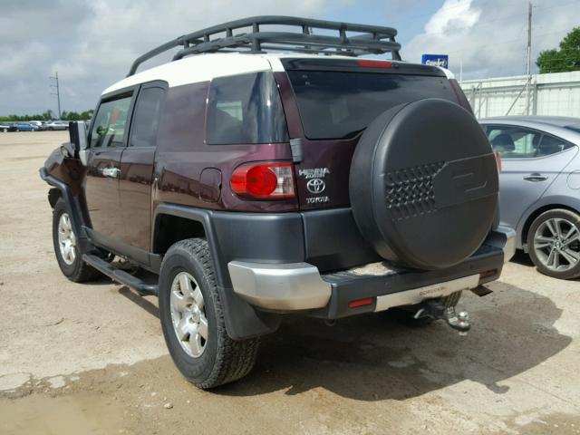 JTEBU11F070054670 - 2007 TOYOTA FJ CRUISER PURPLE photo 3