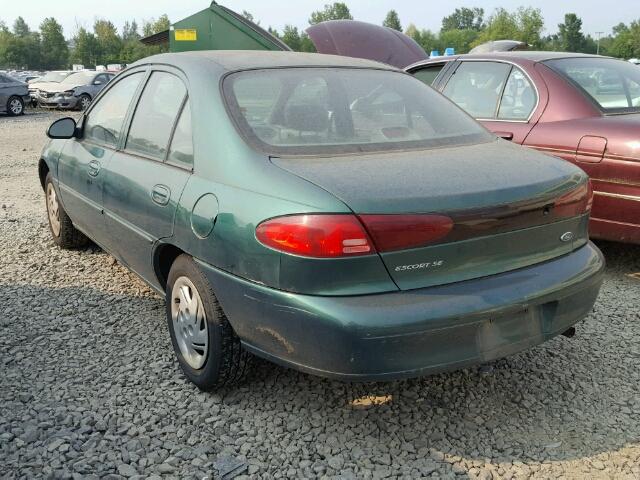 1FAFP13P1XW233502 - 1999 FORD ESCORT SE GREEN photo 3