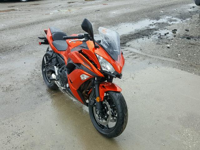 JKAEXEJ18HDA00531 - 2017 KAWASAKI EX650 J ORANGE photo 1