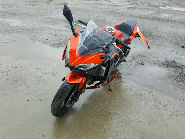 JKAEXEJ18HDA00531 - 2017 KAWASAKI EX650 J ORANGE photo 2