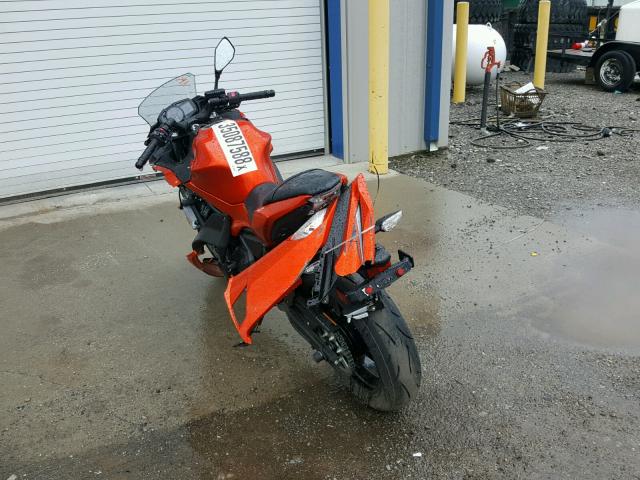 JKAEXEJ18HDA00531 - 2017 KAWASAKI EX650 J ORANGE photo 3