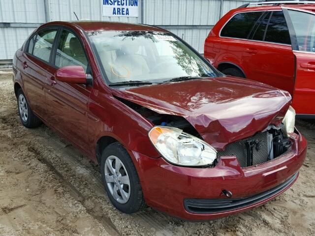 KMHCN46C48U277242 - 2008 HYUNDAI ACCENT GLS RED photo 1