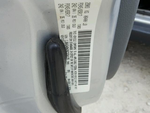 1J8HG48N26C274175 - 2006 JEEP COMMANDER GRAY photo 10