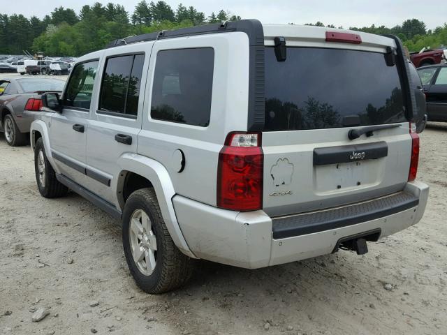 1J8HG48N26C274175 - 2006 JEEP COMMANDER GRAY photo 3