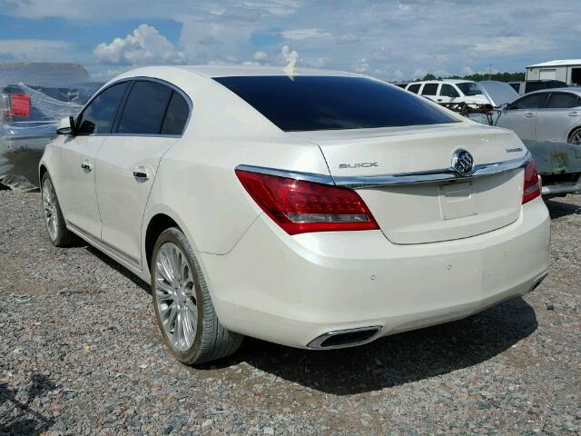 1G4GF5G31EF214621 - 2014 BUICK LACROSSE T WHITE photo 3