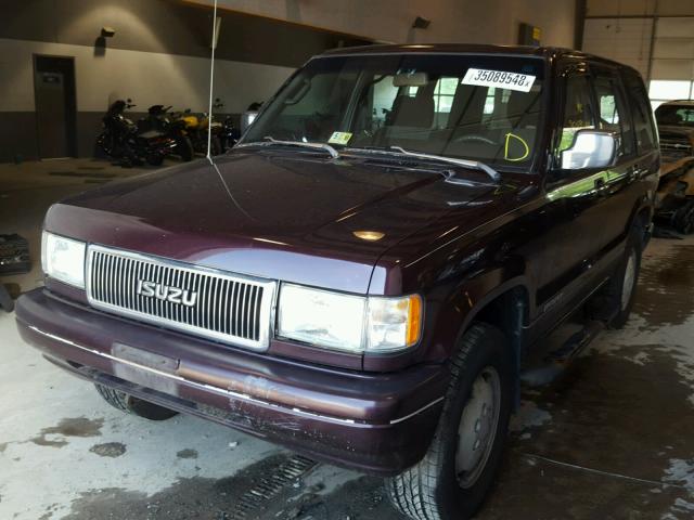 JACDH58V0R7908295 - 1994 ISUZU TROOPER S BURGUNDY photo 2