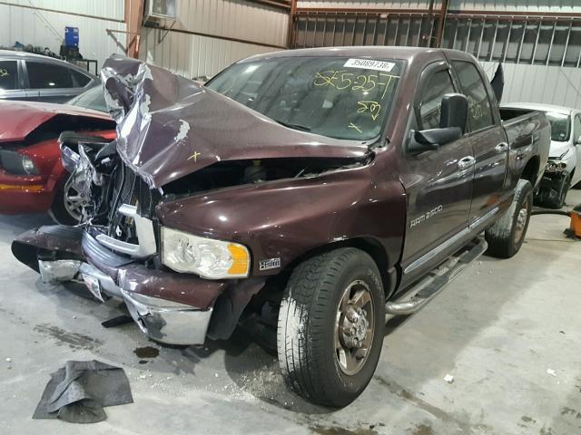 3D7KA28D84G272389 - 2004 DODGE RAM 2500 S RED photo 2