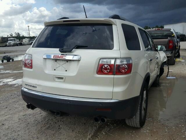 1GKLRMED9AJ244168 - 2010 GMC ACADIA SLT თეთრი ფოტო 4