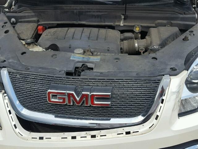 1GKLRMED9AJ244168 - 2010 GMC ACADIA SLT თეთრი ფოტო 7