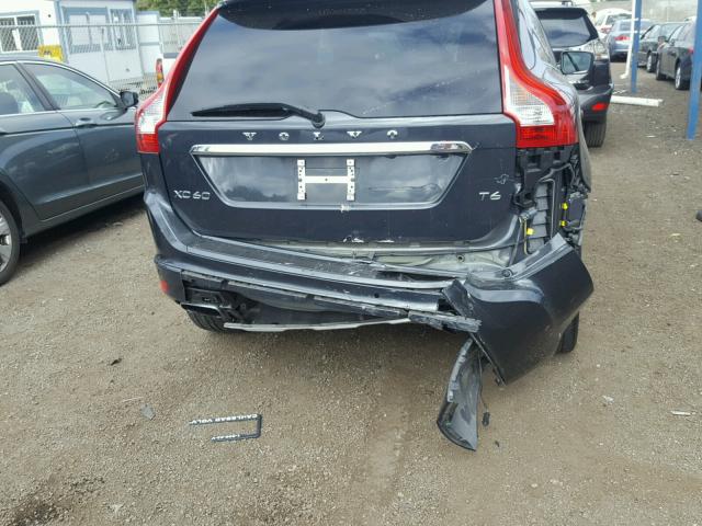 YV449MDK9F2710373 - 2015 VOLVO XC60 T6 GRAY photo 9