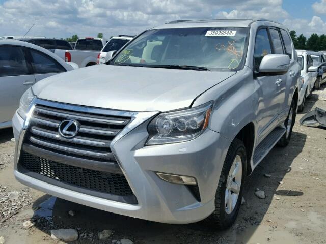 JTJBM7FX0E5088856 - 2014 LEXUS GX BASE SILVER photo 2