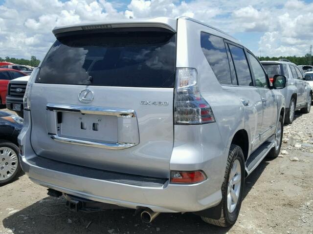 JTJBM7FX0E5088856 - 2014 LEXUS GX BASE SILVER photo 4