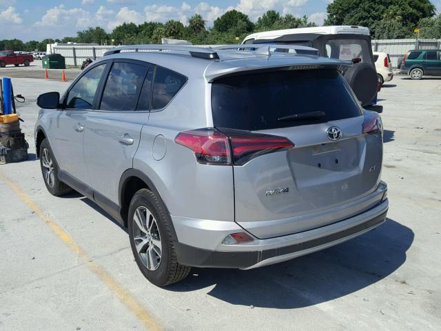 JTMWFREV2JJ170776 - 2018 TOYOTA RAV4 ADVEN SILVER photo 3