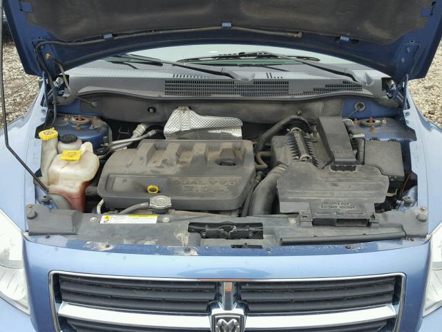 1B3HB48B07D555884 - 2007 DODGE CALIBER SX BLUE photo 7