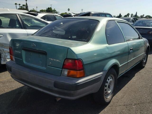 JT2EL55D3S0025847 - 1995 TOYOTA TERCEL STD GREEN photo 4